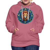 Thumbnail for Women’s Mosaic Leo Premium Hoodie - mauve