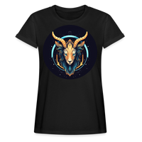 Thumbnail for Women's Mystic Capricorn Relaxed Fit T-Shirt - black