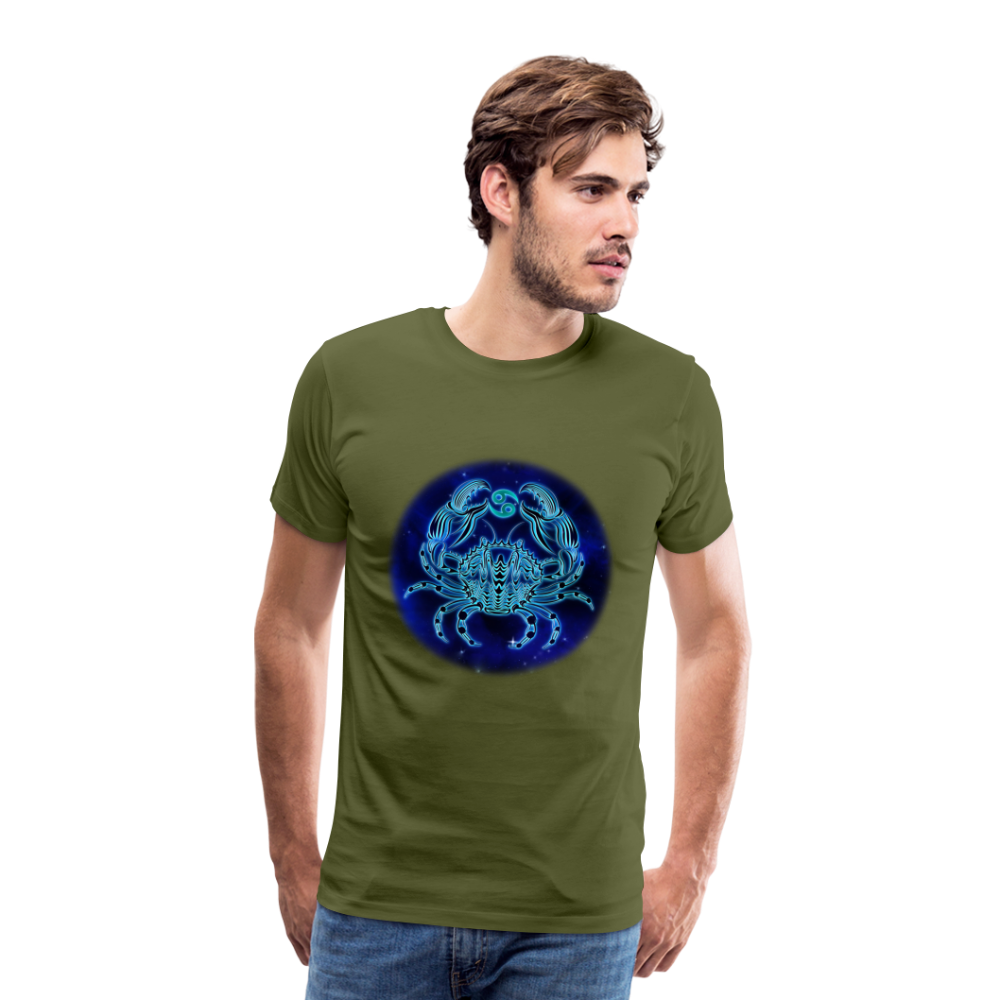 Men's Stellar Cancer Premium T-Shirt - olive green