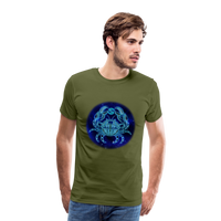 Thumbnail for Men's Stellar Cancer Premium T-Shirt - olive green