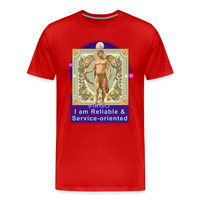 Thumbnail for Men's Mythical Virgo Premium T-Shirt - red