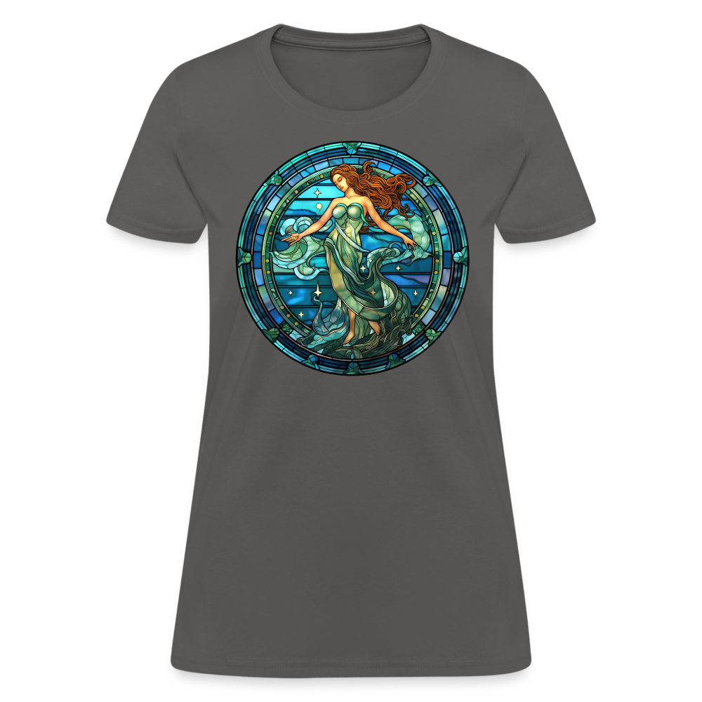 Women's Mosaic Aquarius T-Shirt - charcoal