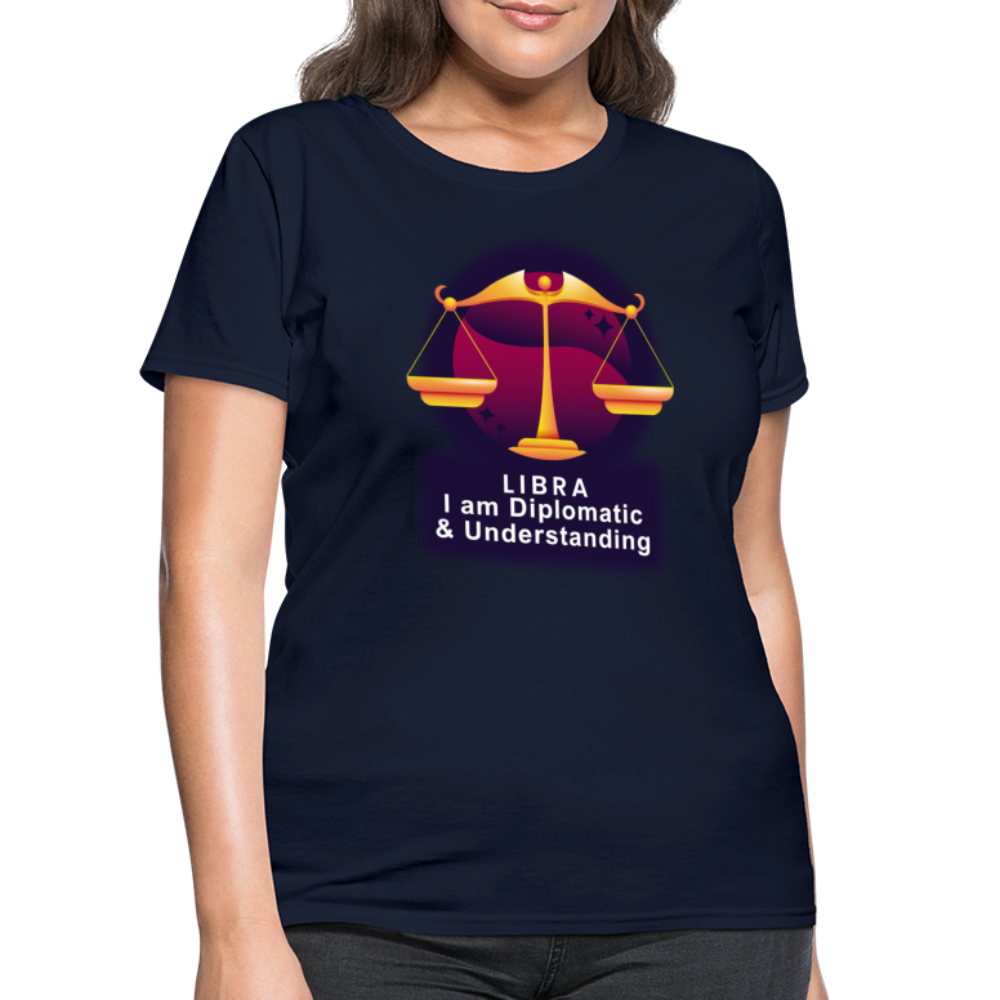 Women's Glow Libra T-Shirt - navy