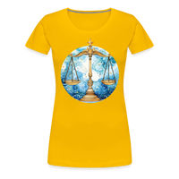 Thumbnail for Women’sMythical Libra Premium T-Shirt - sun yellow