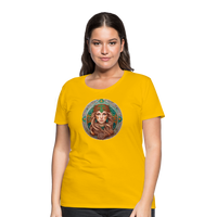 Thumbnail for Women’s Mythical Virgo Premium T-Shirt - sun yellow