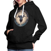 Thumbnail for Women’s Mythical Taurus Premium Hoodie - charcoal grey