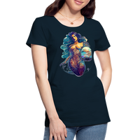 Thumbnail for Women’s Mythical Aquarius Premium T-Shirt - deep navy