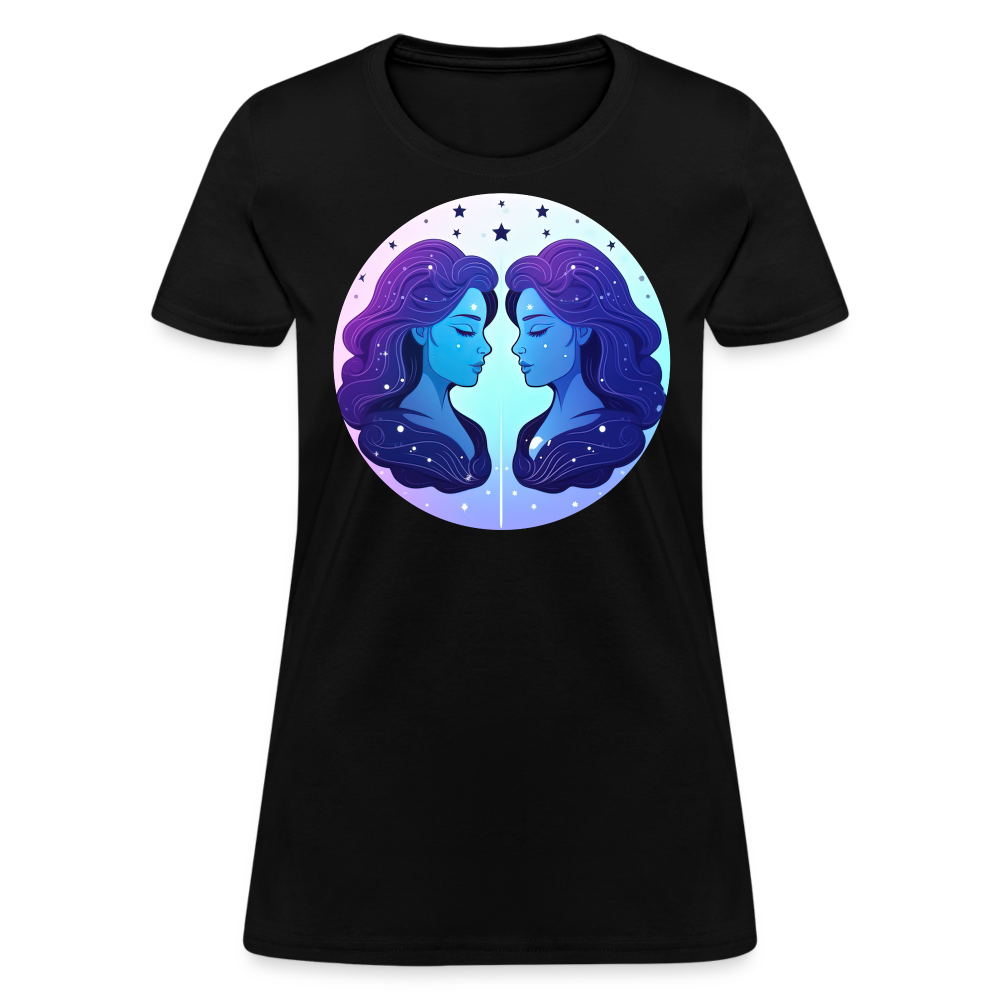 Women's Magic Gemini T-Shirt - black