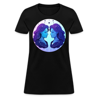 Thumbnail for Women's Magic Gemini T-Shirt - black