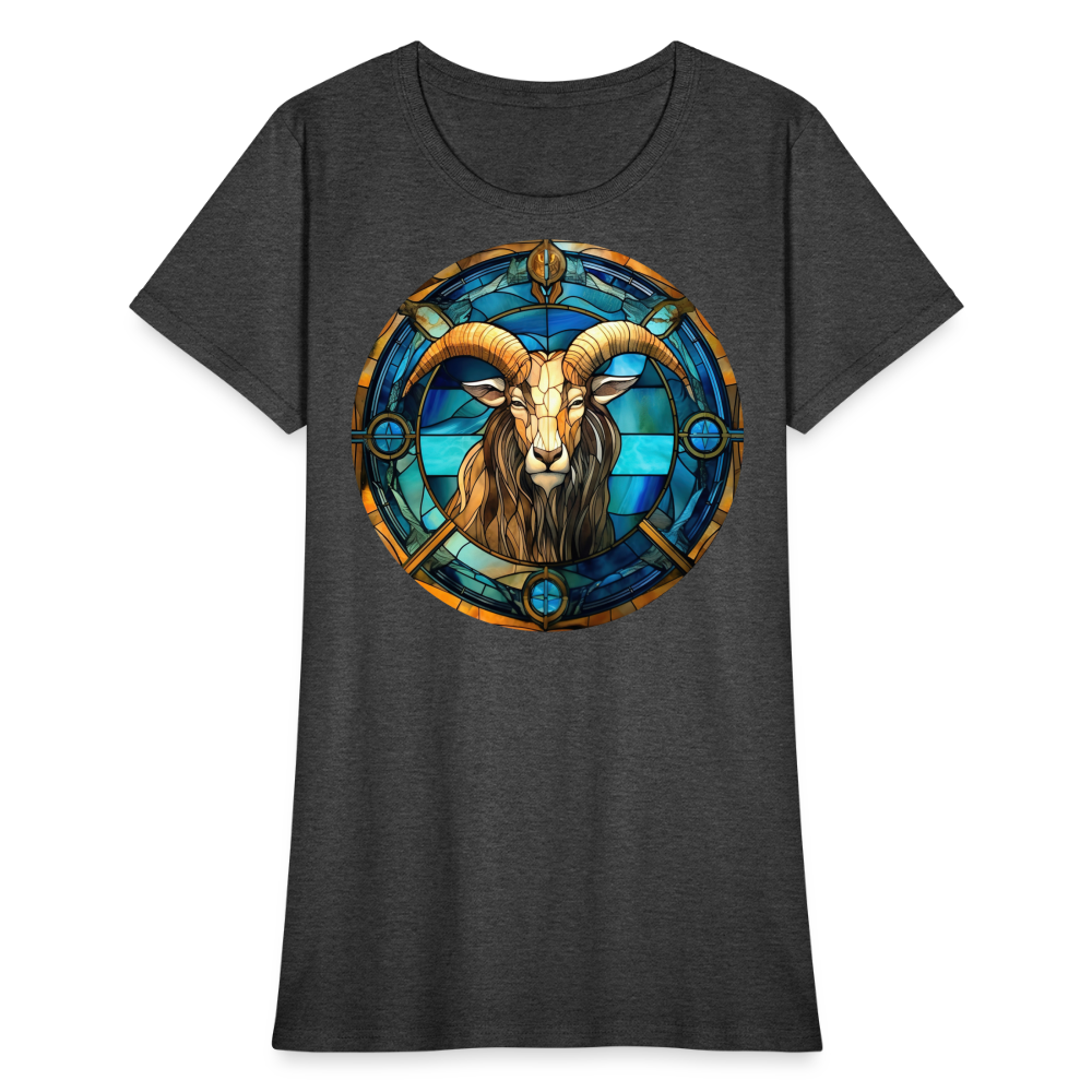 Women's Mosaic Capricorn T-Shirt - heather black