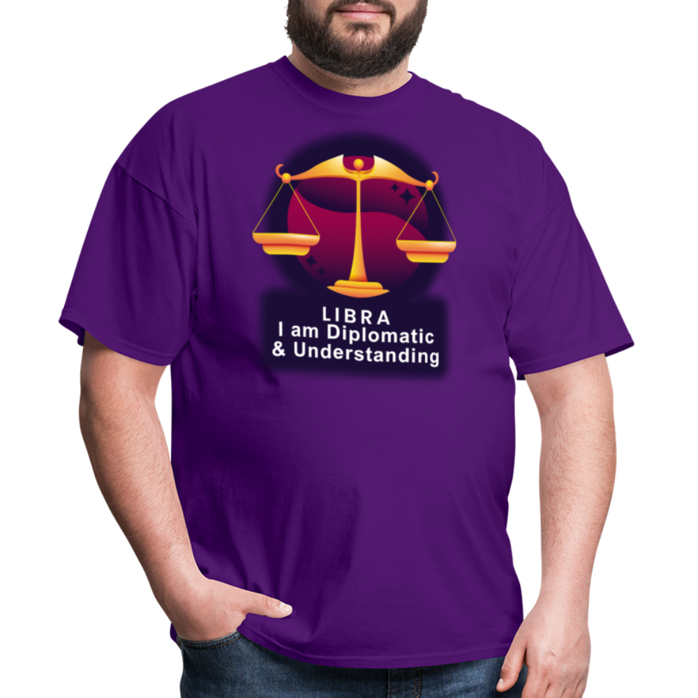 Men's Glow Libra Classic T-Shirt - purple