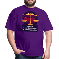 Thumbnail for Men's Glow Libra Classic T-Shirt - purple