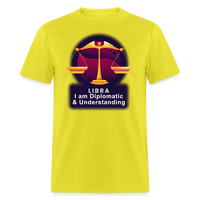 Thumbnail for Men's Glow Libra Classic T-Shirt - yellow