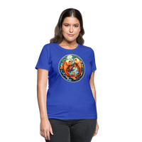 Thumbnail for Women's Symbol Pisces T-Shirt - royal blue