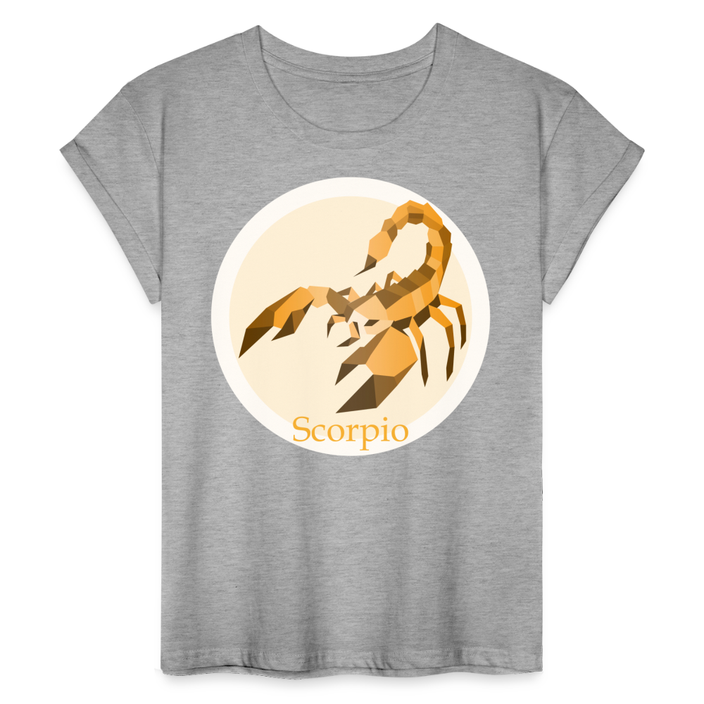 Women's Mosaic Scorpio Relaxed Fit T-Shirt - heather gray