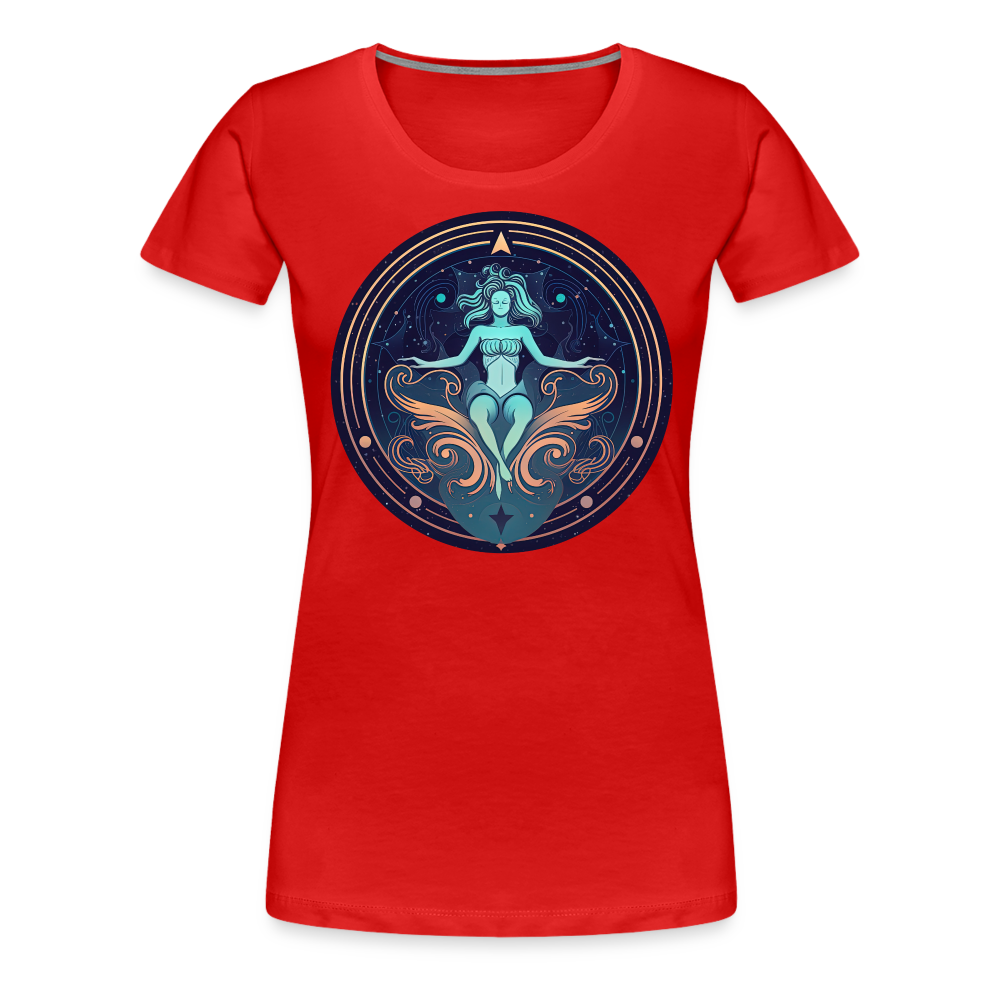 Women’s Mystic Aquarius Premium T-Shirt - red