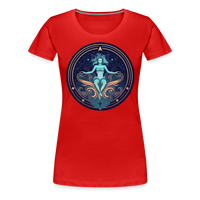 Thumbnail for Women’s Mystic Aquarius Premium T-Shirt - red