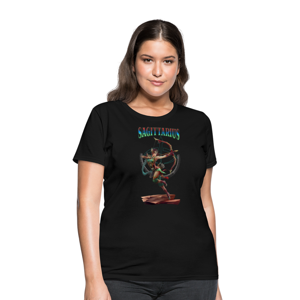 Astral Sagittarius Women's T-Shirt - black