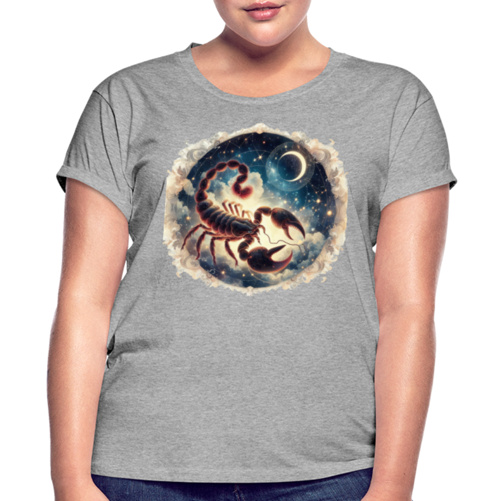 Women's Neon Scorpio Relaxed Fit T-Shirt - heather gray