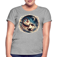 Thumbnail for Women's Neon Scorpio Relaxed Fit T-Shirt - heather gray