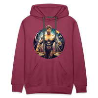 Thumbnail for Men’s Mythical Libra Premium Hoodie - burgundy