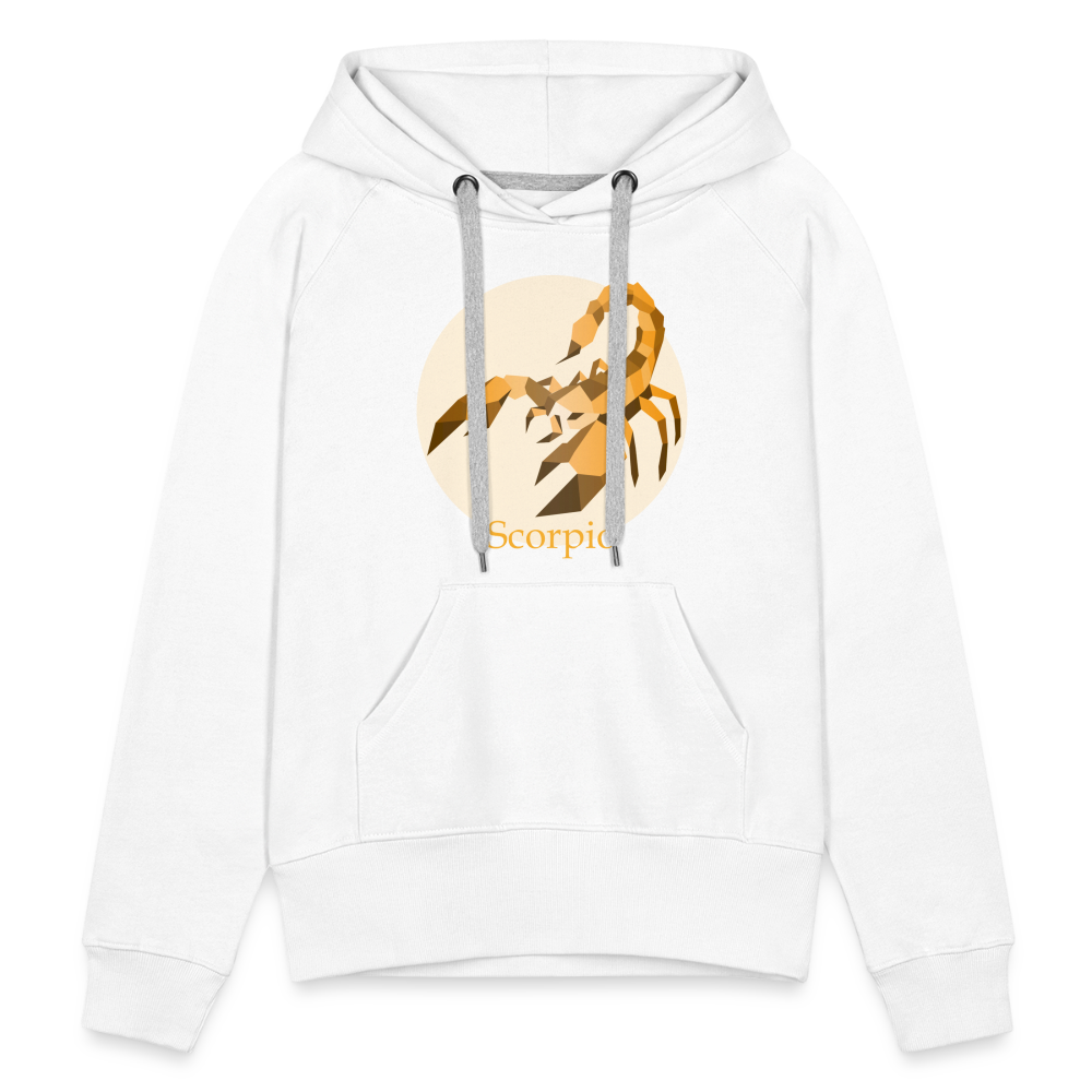 Women’s Mosaic Scorpio Premium Hoodie - white