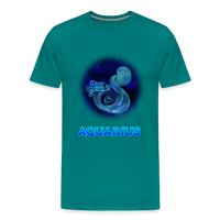 Thumbnail for Men's Aquarius Premium T-Shirt - teal