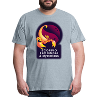 Thumbnail for Men's Glow Scorpio Premium T-Shirt - heather ice blue