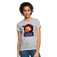 Thumbnail for Women's Glow Capricorn T-Shirt - heather gray