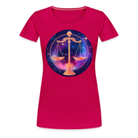 Thumbnail for Women’s Magic Libra Premium T-Shirt - dark pink