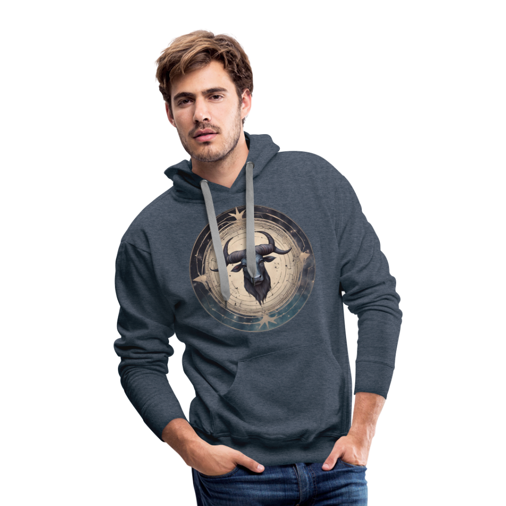 Men’s Mythical Taurus Premium Hoodie - heather denim