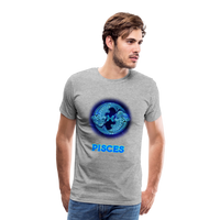 Thumbnail for Men's Pisces Premium T-Shirt - heather gray