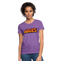 Thumbnail for Women's Aries New Design T-Shirt - purple heather