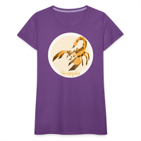 Thumbnail for Women’s Mosaic Scorpio Premium T-Shirt - purple