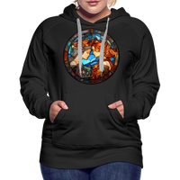 Thumbnail for Women’s Mosaic Gemini Premium Hoodie - black