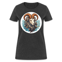 Thumbnail for Women's Symbol Capricorn T-Shirt - heather black