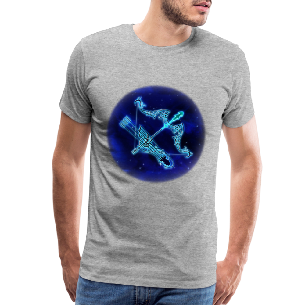 Men's Sagittarius Premium T-Shirt - heather gray