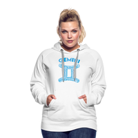 Thumbnail for Women's Power Words Gemini Premium Hoodie - white