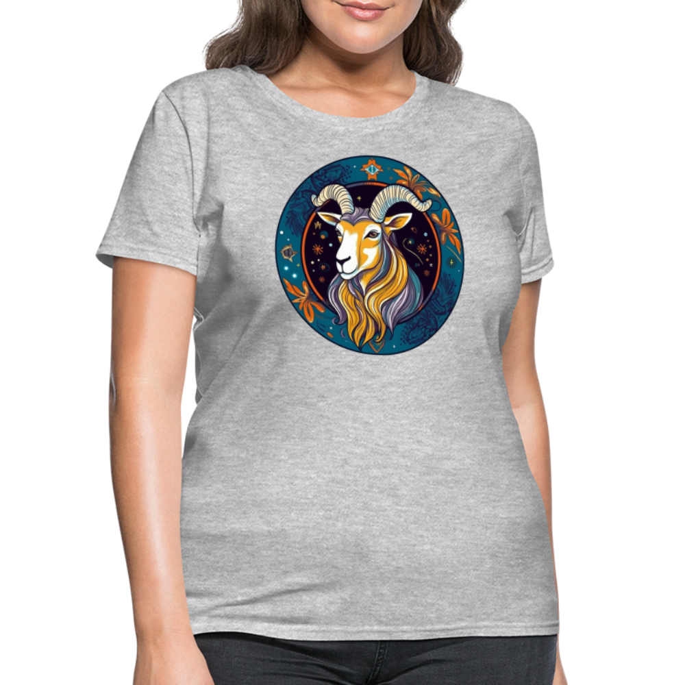 Women's Mythical Capricorn T-Shirt - heather gray