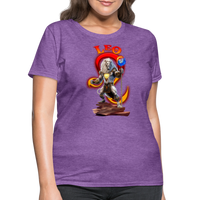 Thumbnail for Astral Leo Women's T-Shirt - purple heather