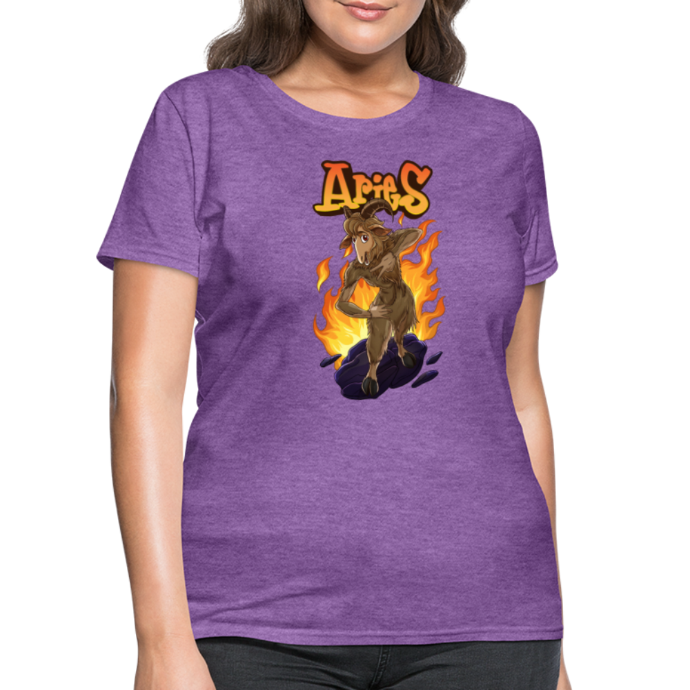 Women's Aries Narihndrab T-Shirt - purple heather