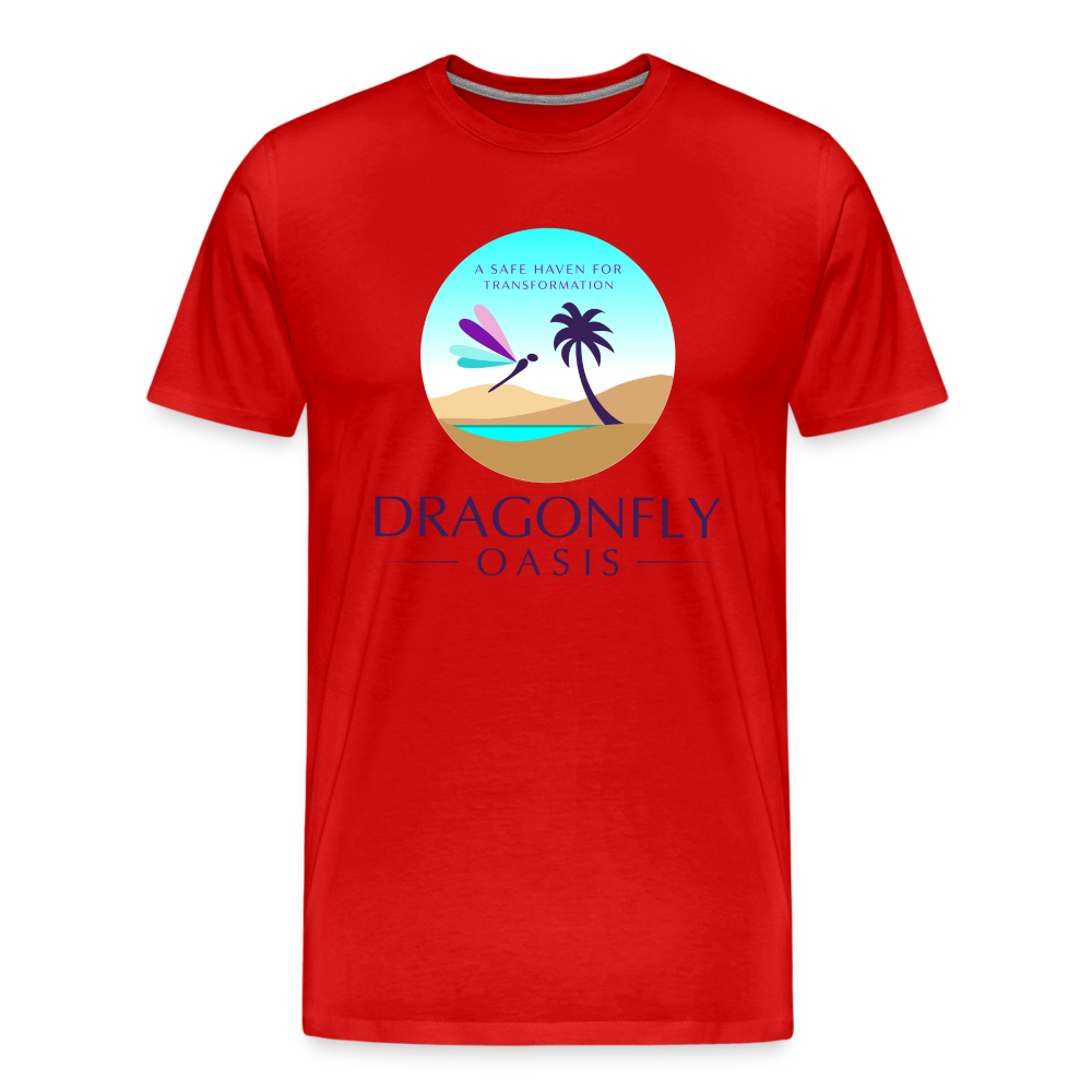 Men's Dragonfly Oasis V.1 Premium T-Shirt - red