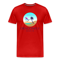 Thumbnail for Men's Dragonfly Oasis V.1 Premium T-Shirt - red