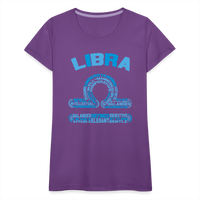 Thumbnail for Women's Power Words Libra Premium T-Shirt - purple