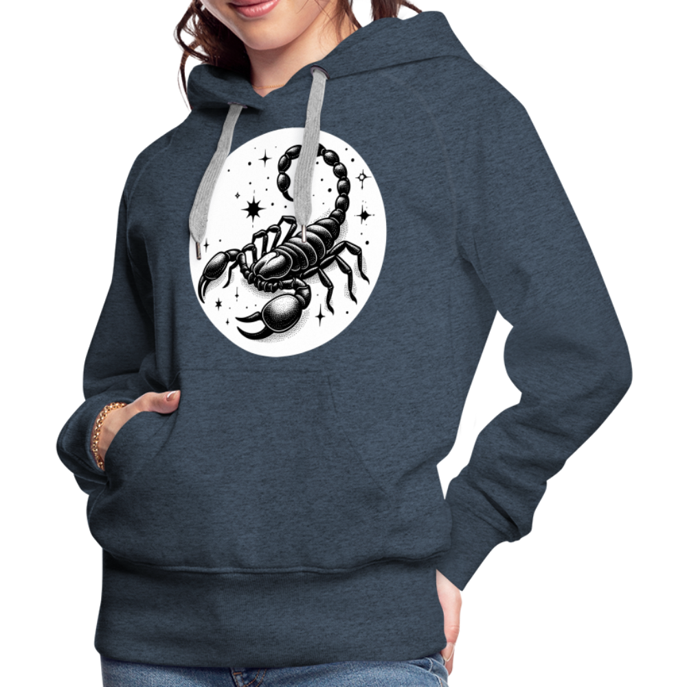 Women’s Magic Scorpio Premium Hoodie - heather denim