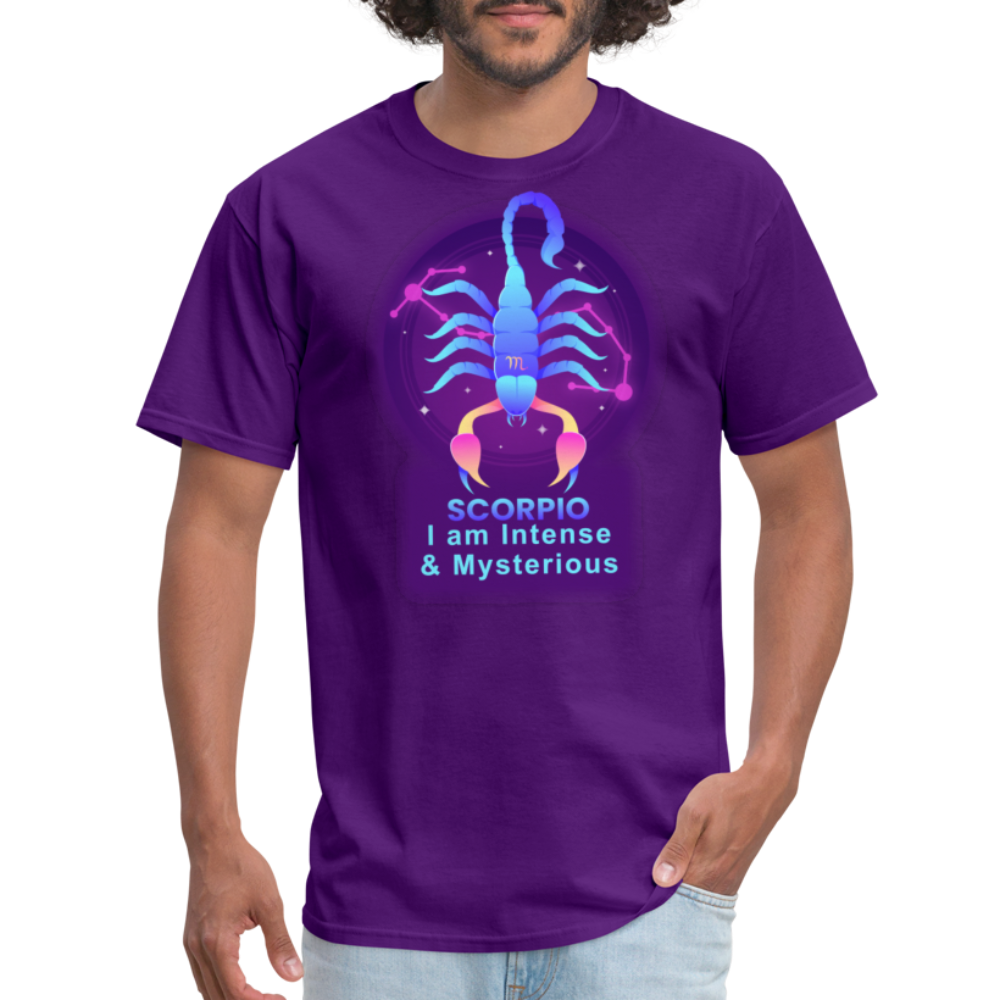 Men's Neon Scorpio Classic T-Shirt - purple