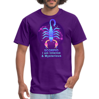 Thumbnail for Men's Neon Scorpio Classic T-Shirt - purple