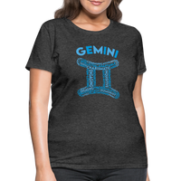 Thumbnail for Women's Power Words Gemini T-Shirt - heather black