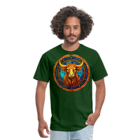 Thumbnail for Men's Mosaic Taurus Classic T-Shirt - forest green