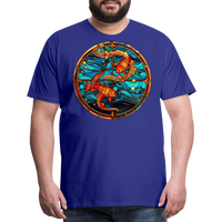 Thumbnail for Men's Mosaic Pisces Premium T-Shirt - royal blue